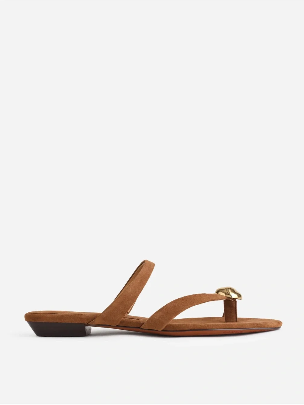 NWOT Madewell The Mila Organic Hardware Thong Slide Sandal